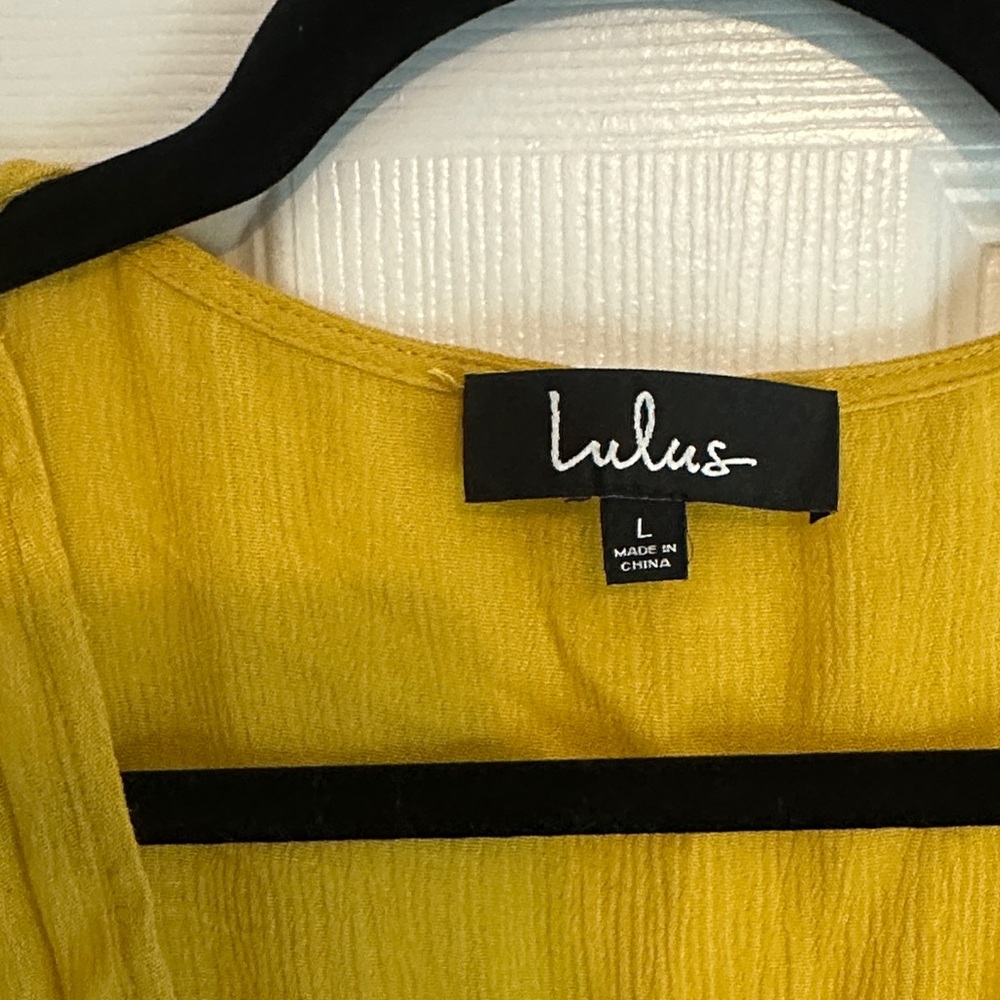 Lulu's Mustard Maxi Dress - Picture 2 of 4